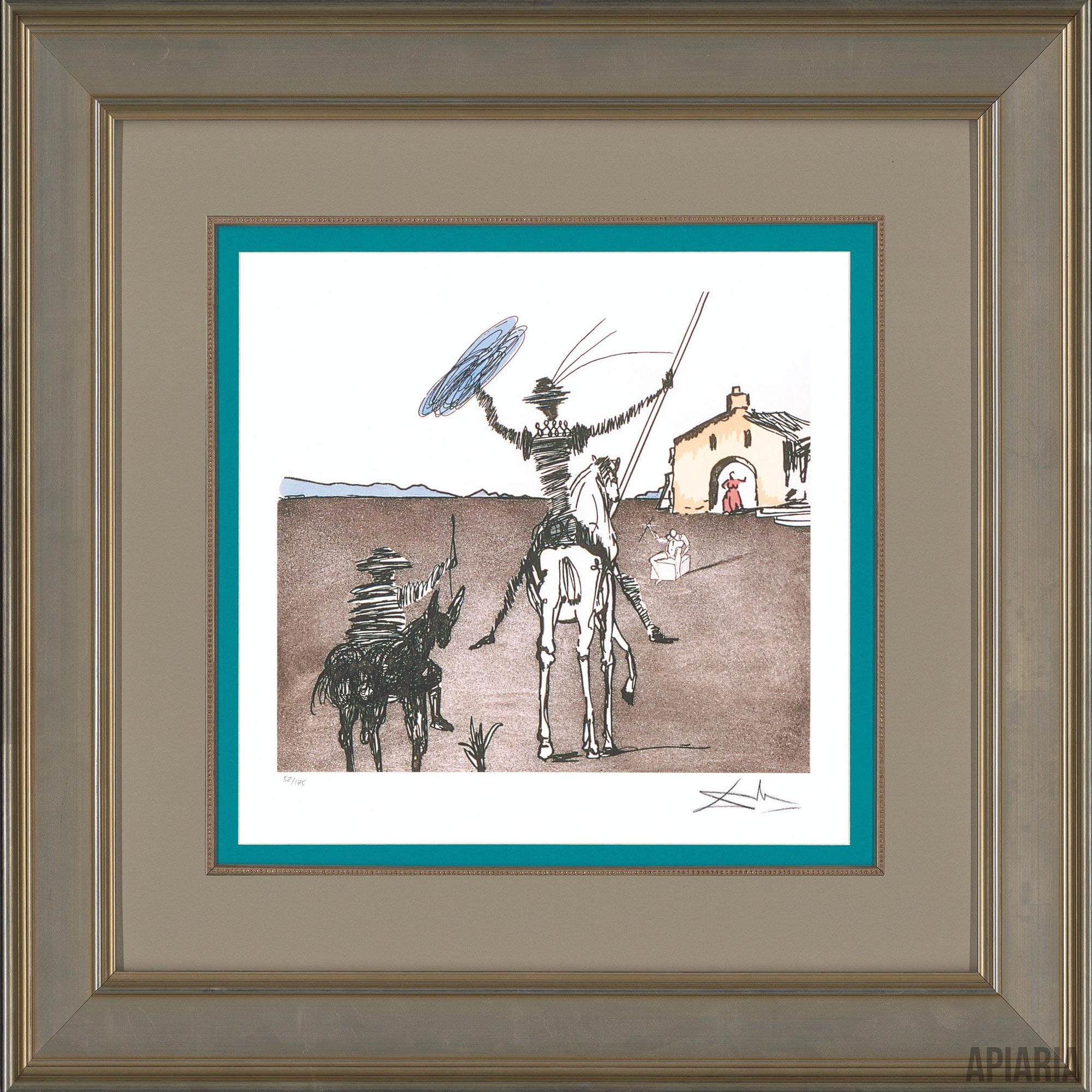 Salvador Dalí "The Impossible Dream"-Framed Art-Apiaria