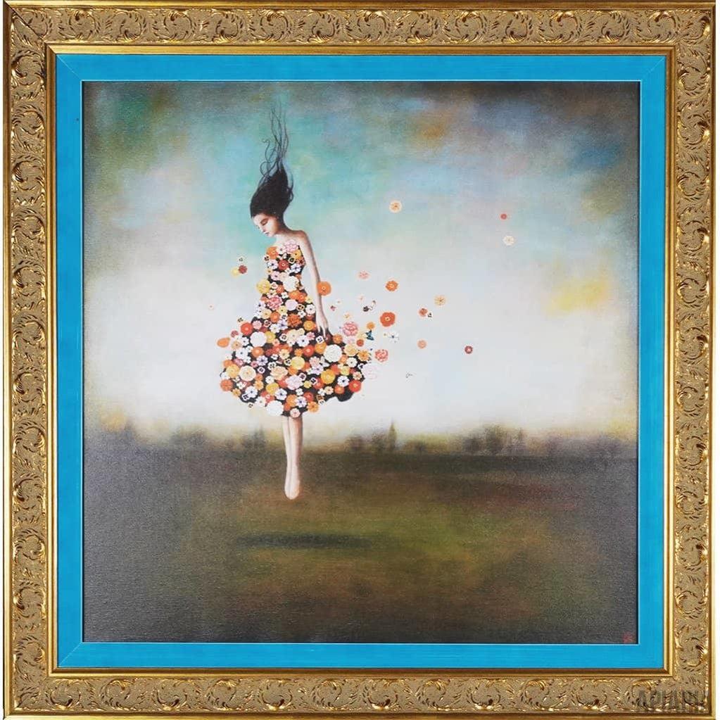 Duy Huynh "Boundlessness in Bloom"-Framed Art-Apiaria