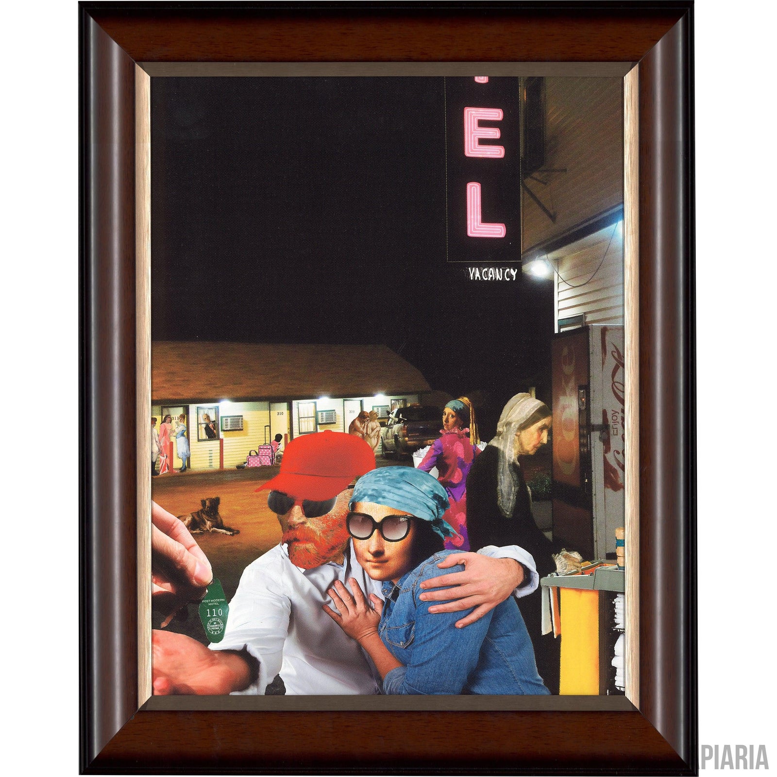 Barry Kite "Postmodern Motel"-Framed Art-Apiaria