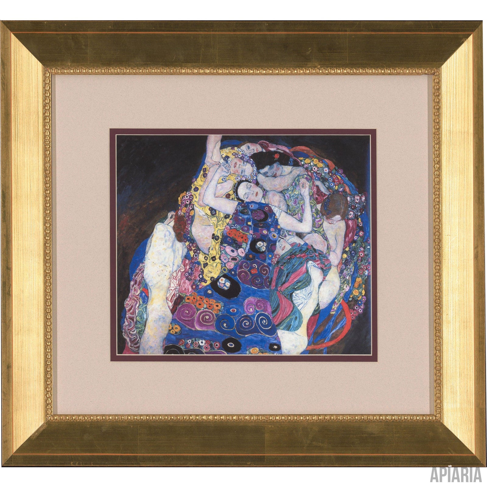 Gustav Klimt "The Maiden"-Framed Art-Apiaria