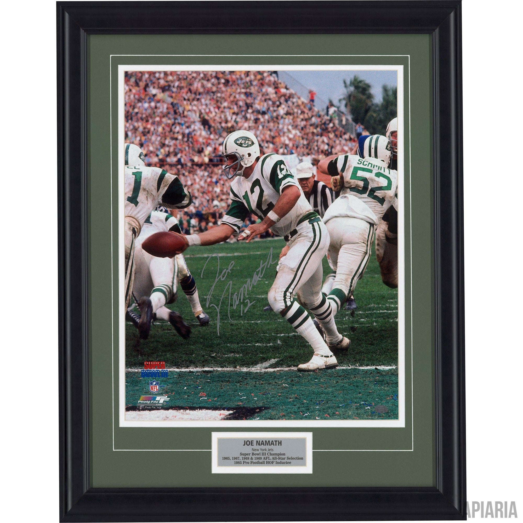 Joe Namath autographed photo-Sports Collectibles-Apiaria