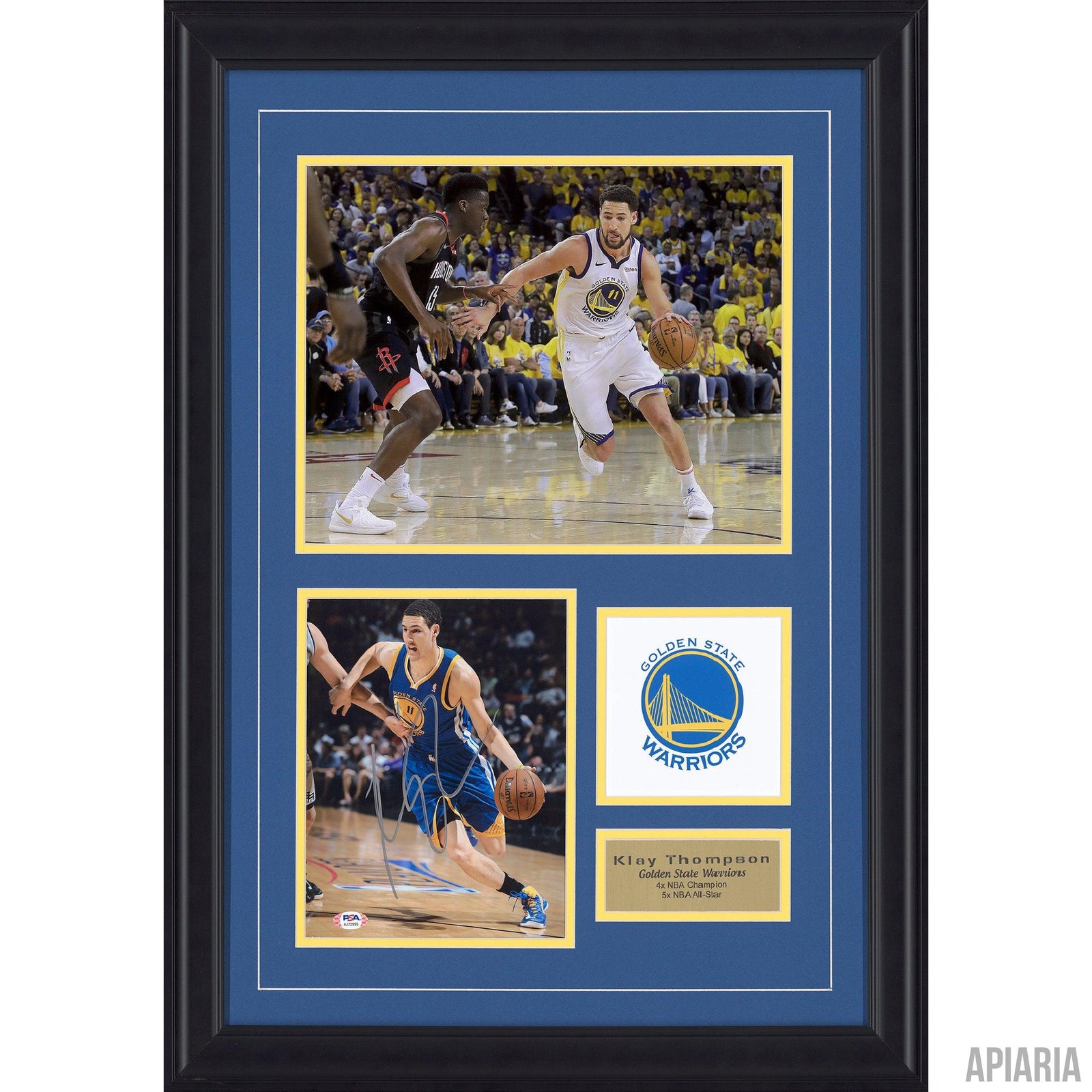 Klay Thompson Autographed Photo-Framed Item-Apiaria