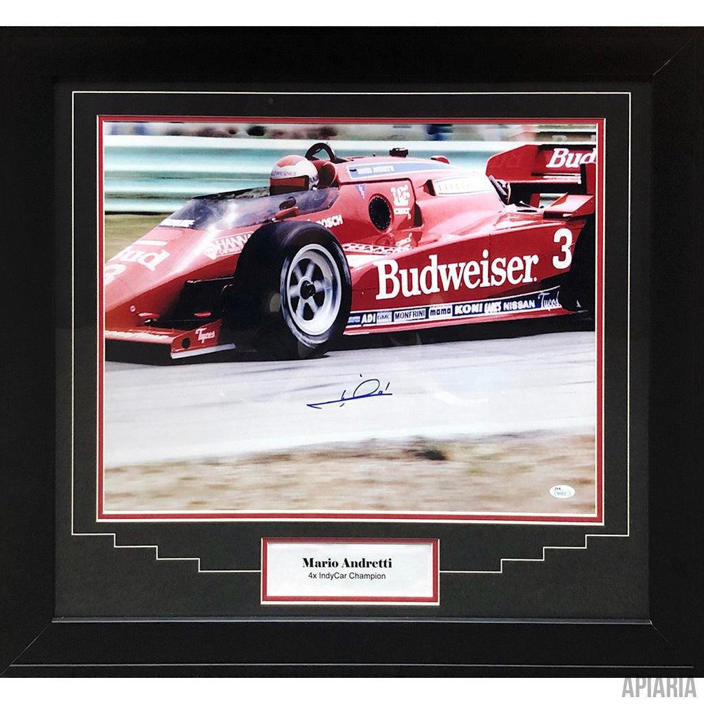 Mario Andretti Autographed Photo-Sports Collectibles-Apiaria
