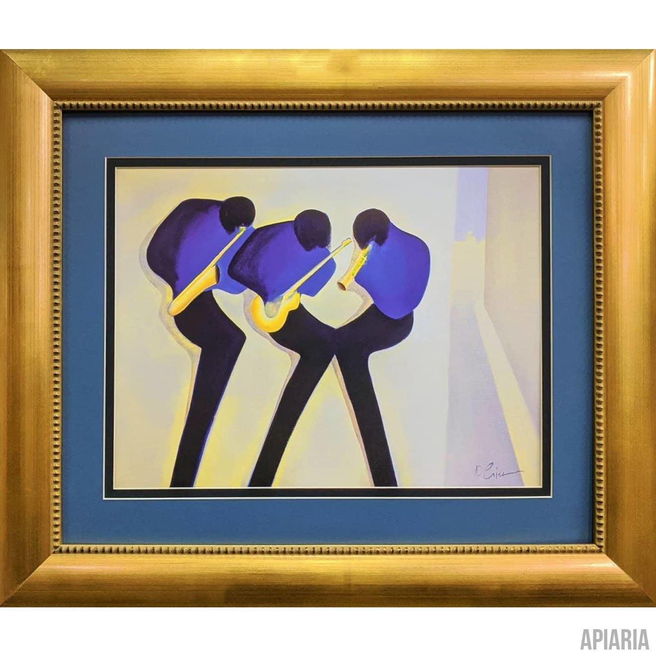 Patrick Ciranna "The Blues"-Framed Art-Apiaria