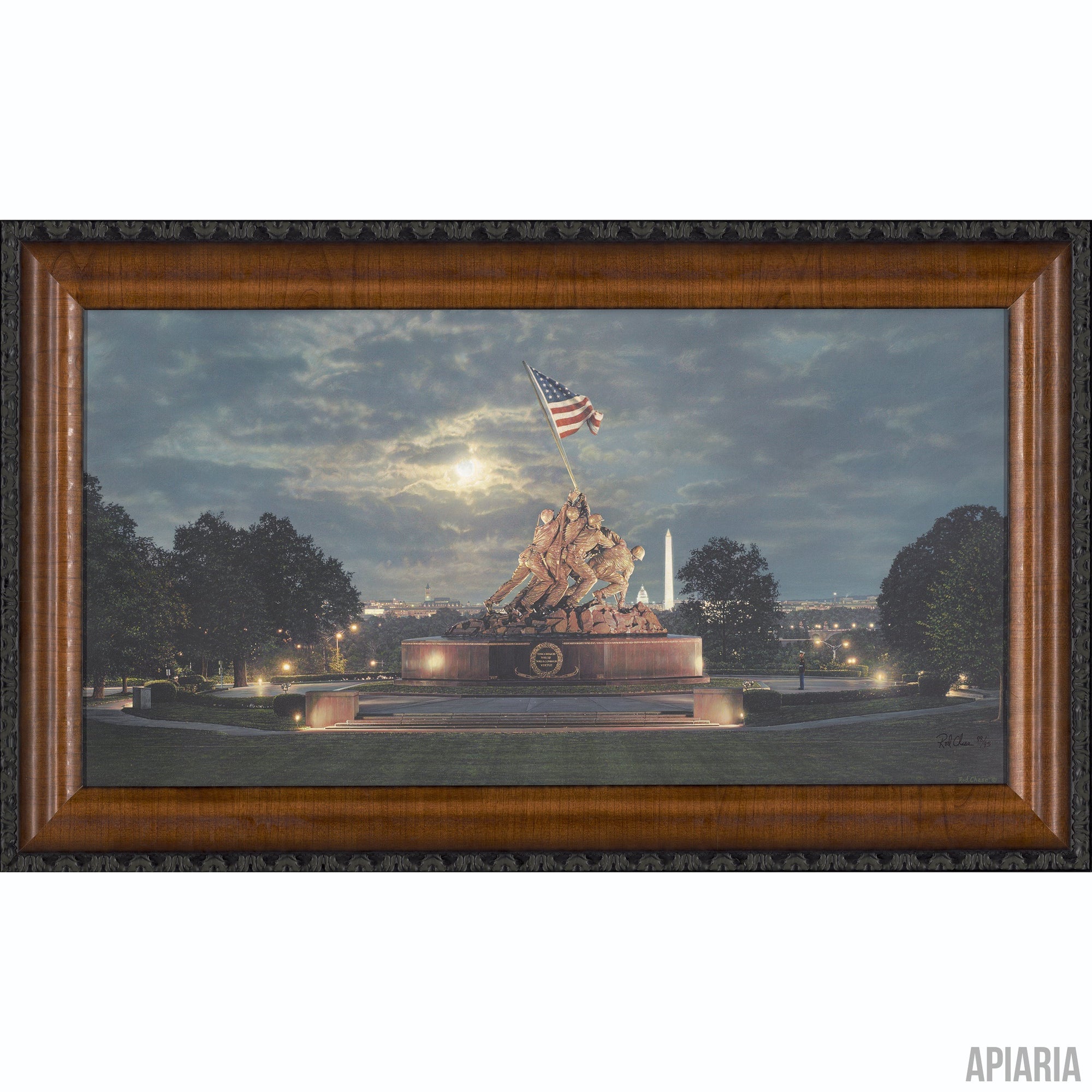 Rod Chase "Line of Duty"-Framed Art-Apiaria