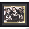 Steelers Pro Bowl Linebackers autographed photo "HOF & NFL Record 24 Pro Bowls", signed by Jack Lambert, Andy Russell & Jack Ham-Framed Item-Apiaria