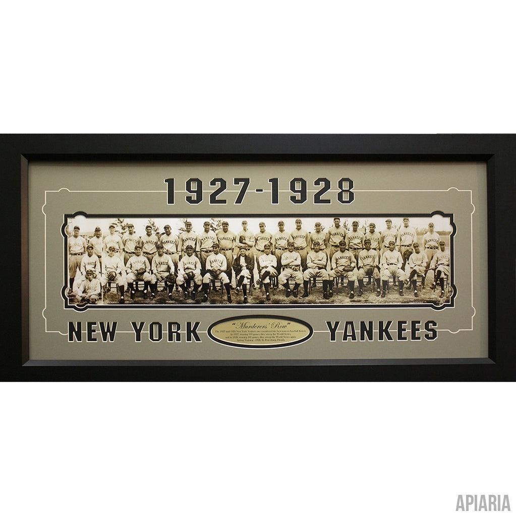 1928 World Champion New York Yankees Murderer's Row Team Panorama-Framed Item-Apiaria