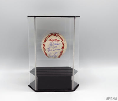 1998 World Champion NY Yankees Baseball: Autographed by 20 Members of The Team-Framed Item-Apiaria