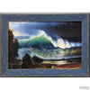 Albert Bierstadt "The Shore of The Turquoise Sea"-Framed Art-Apiaria