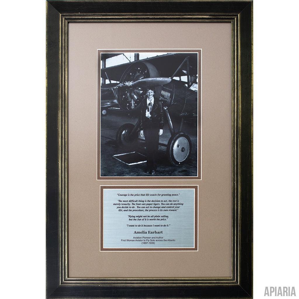 Amelia Earhart Commemorative-Framed Item-Apiaria