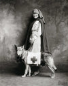 American Red Cross Nurse & Dog, c.1910-Apiaria