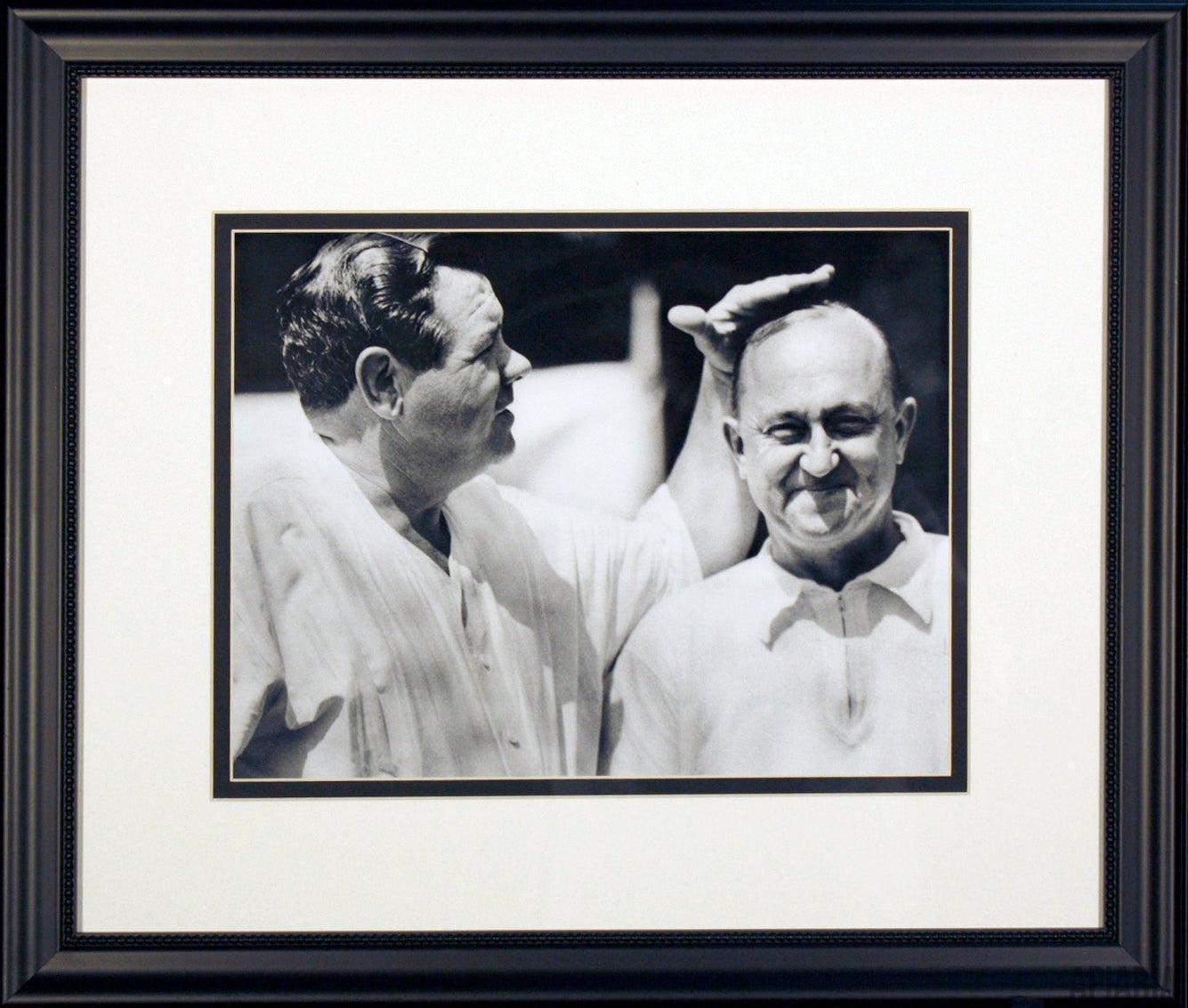 Babe Ruth Fixes Ty Cobb's Hair-Framed Item-Apiaria