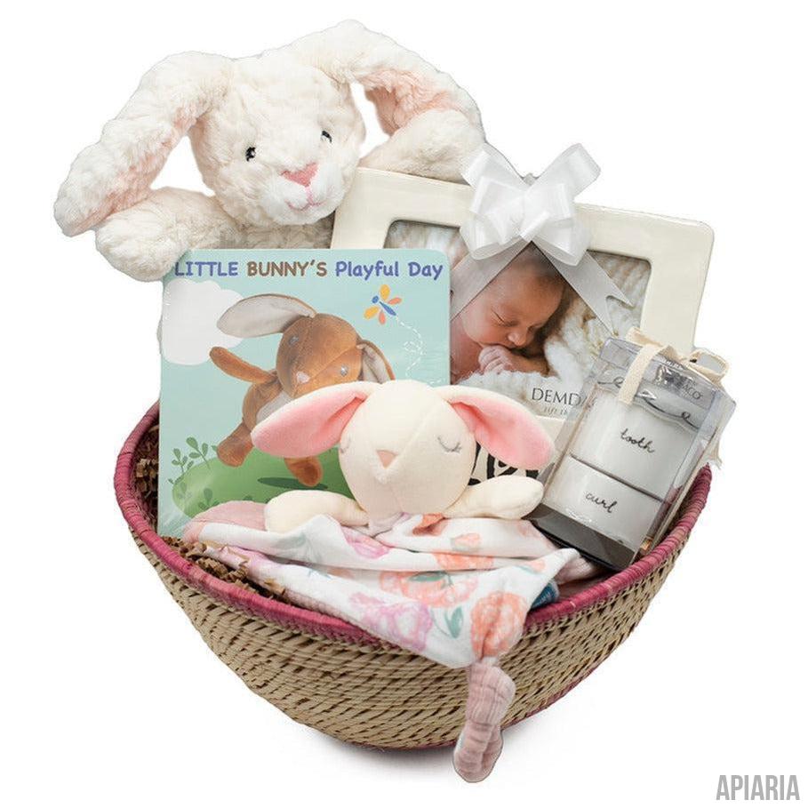 Baby Gift Basket full of Love and Ready for Keepsakes-Gifts-Apiaria