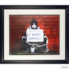 Banksy "I Want Change"-Framed Art-Apiaria