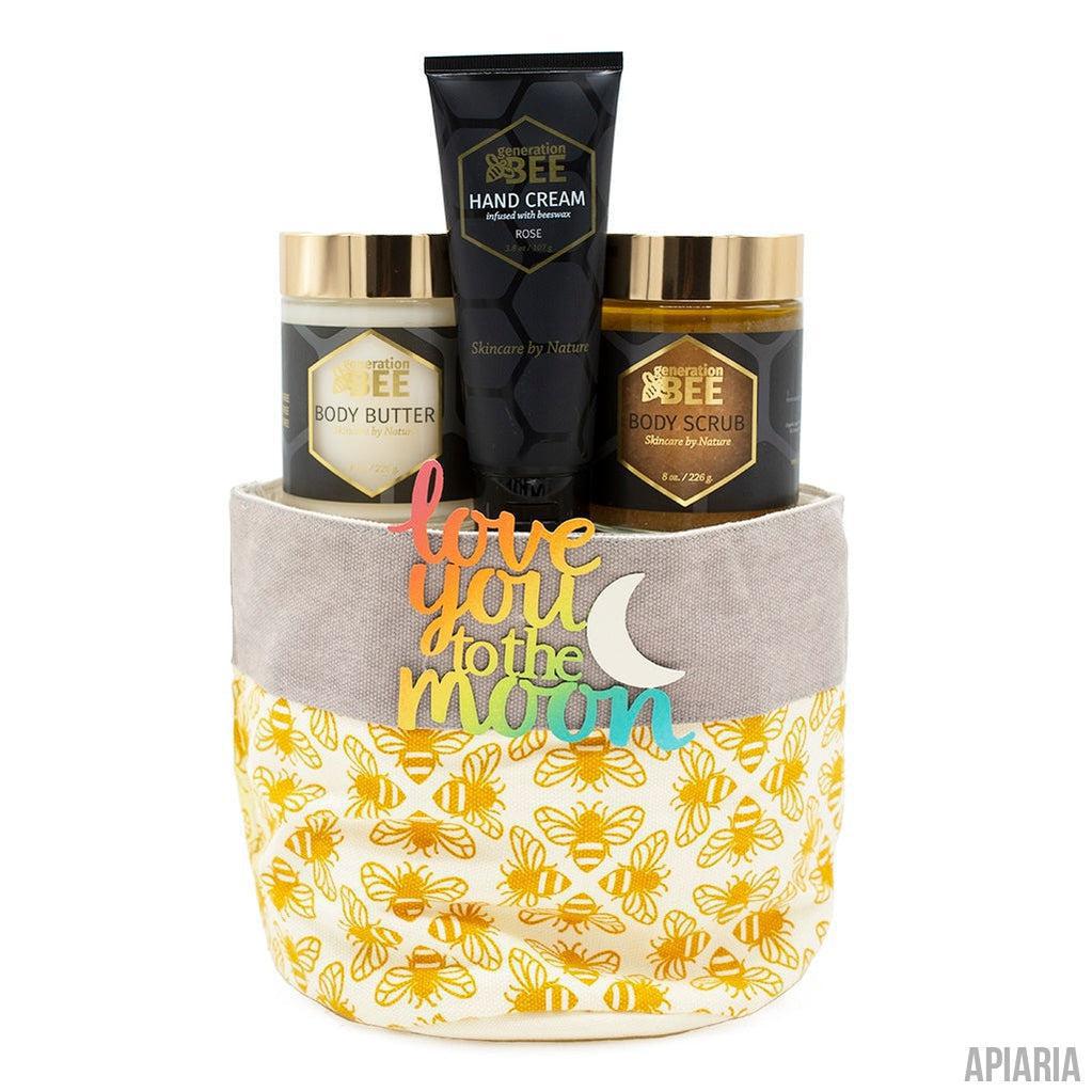 Best Mother's Day Gift that says Love You to the Moon with a Luxurious Spa Basket-Gifts-Apiaria