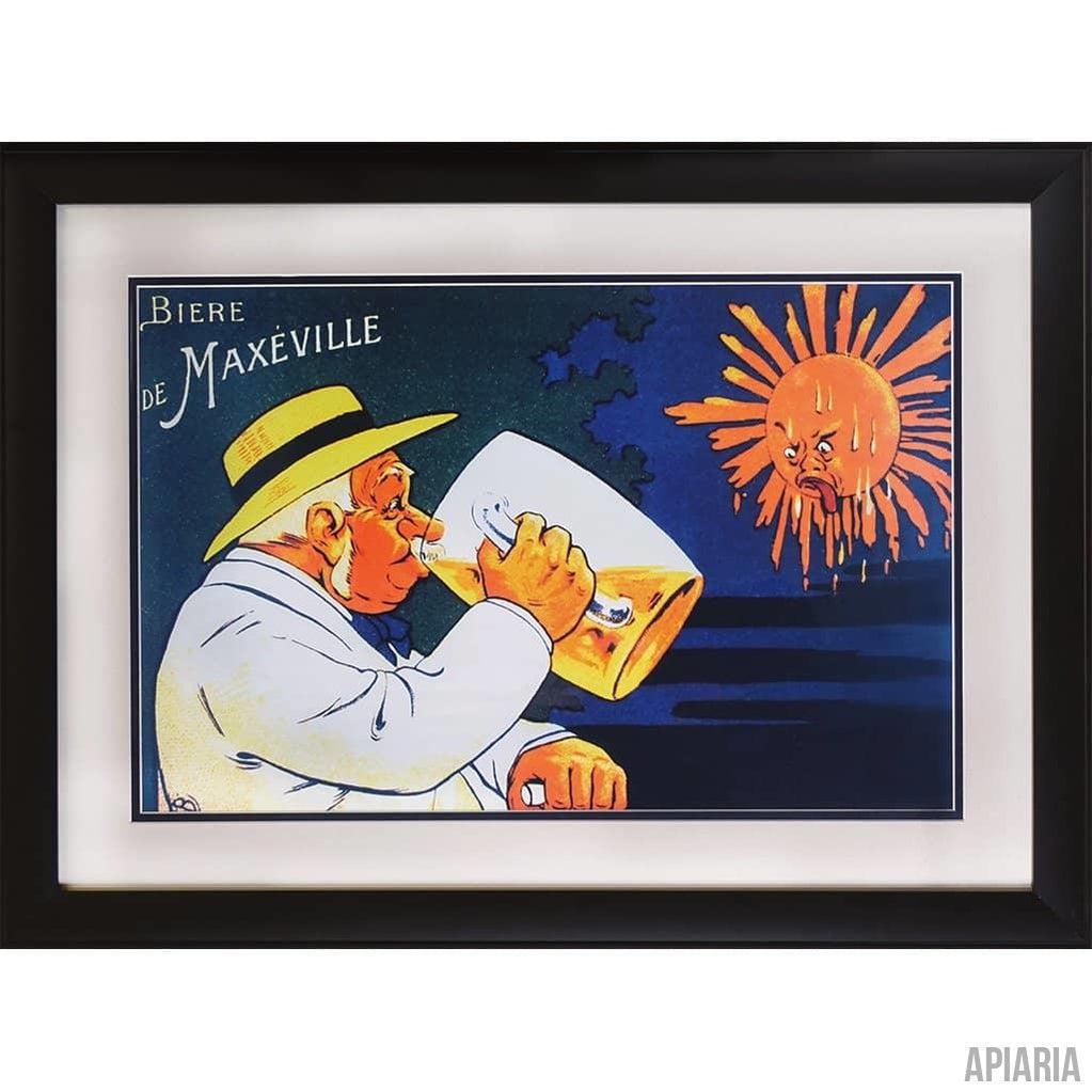 "Biere de Maxeville"-Framed Item-Apiaria