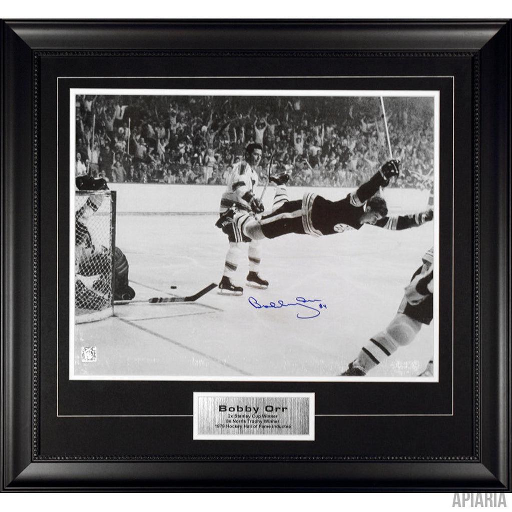 Bobby Orr "The Dive" Autographed Photo-Framed Item-Apiaria