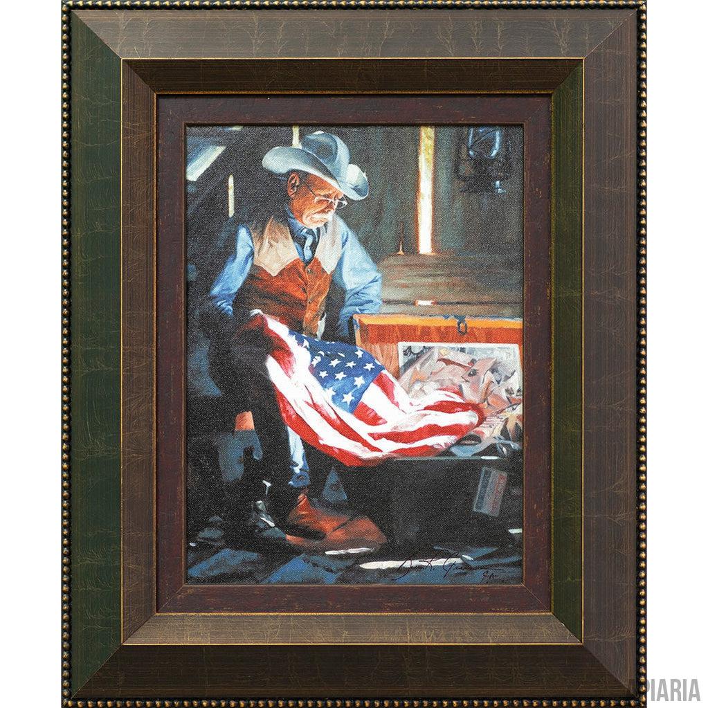 Bruce Greene "Colors of Courage"-Framed Art-Apiaria