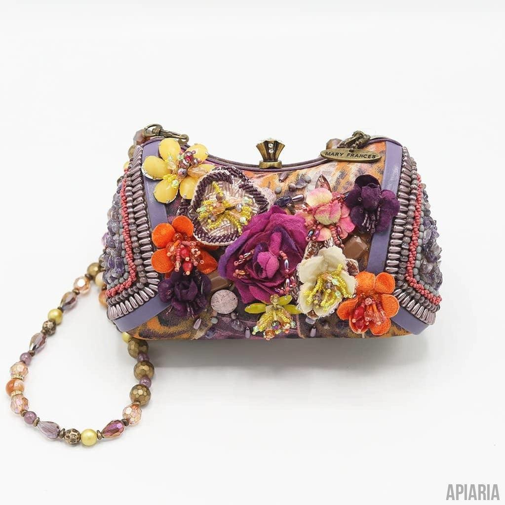 California Dreamin Handbag by Mary Frances, Hand beaded and embroidered-Handbag-Apiaria