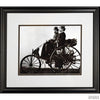 Carl Benz in His Gasoline Powered Car - 1888-Framed Item-Apiaria