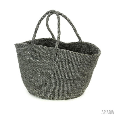 Classic Handwoven Sisal Tote-Basket-Apiaria