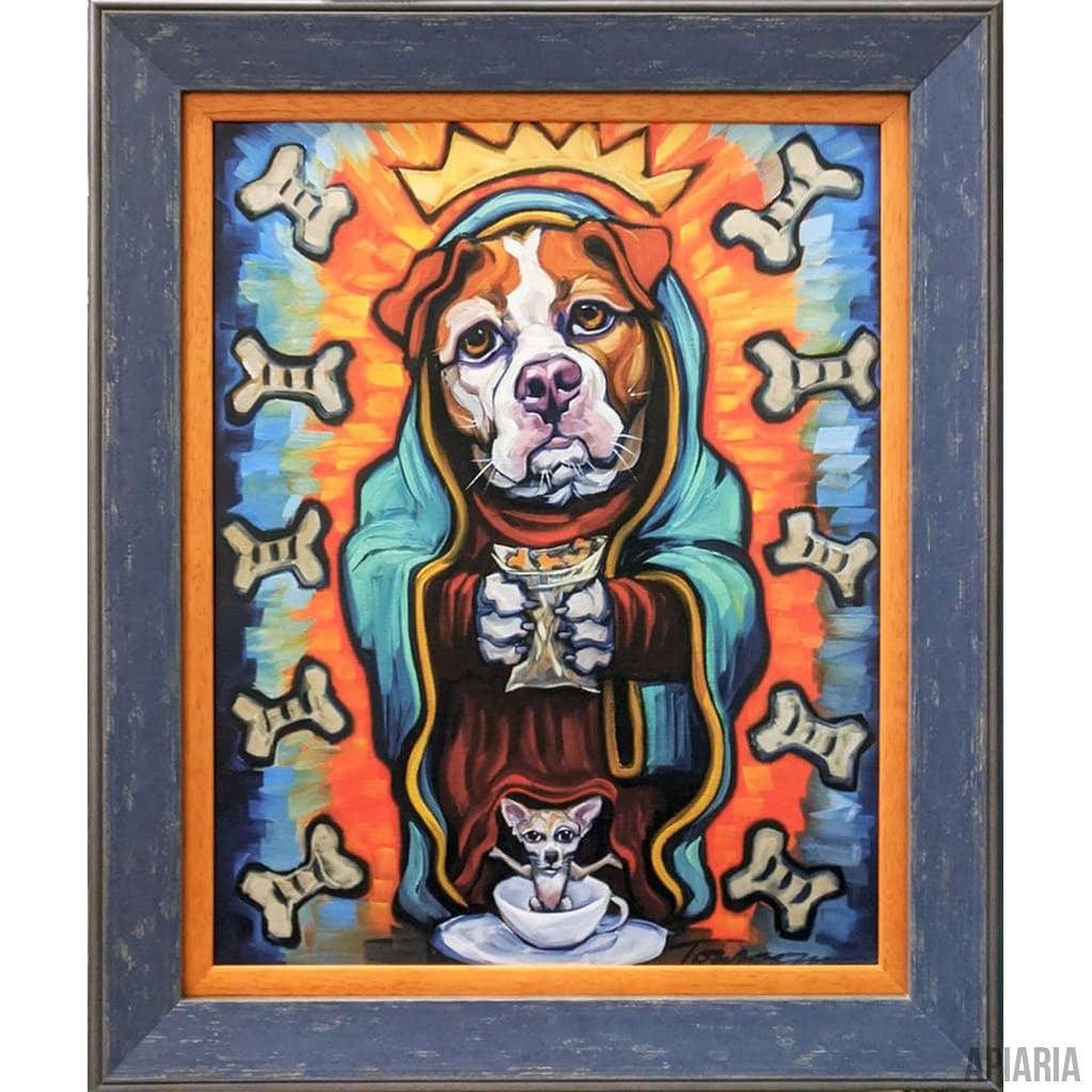 Connie Townsend "Our Lady of Perpetual Dog Biscuits"-Framed Art-Apiaria