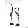 Crane Song Brass Sculpture, tabletop art-Sculpture-Apiaria