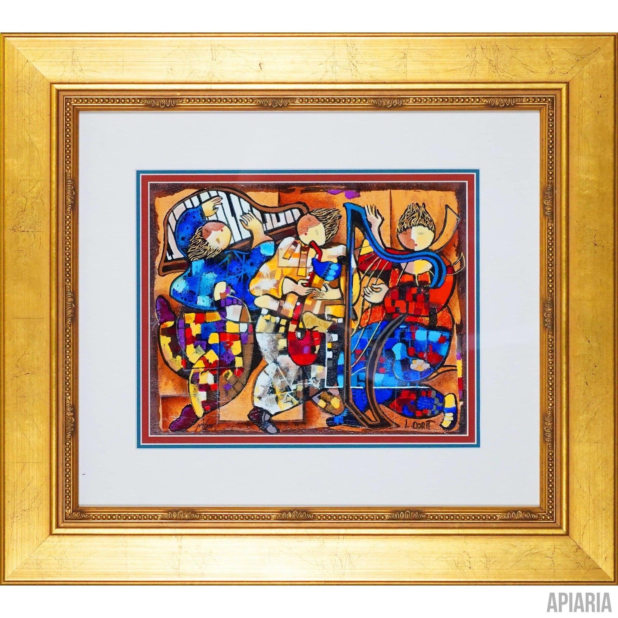 Dorit Levi "Jam Session"-Framed Art-Apiaria