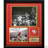 Dwight Clark Framed Autographed Photo-Sports Collectibles-Apiaria