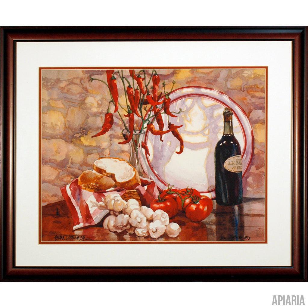 Erin Dertner "Old World Kitchen"-Framed Art-Apiaria