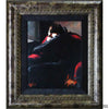 Fabian Perez "El Rojo Sillon"-Framed Art-Apiaria