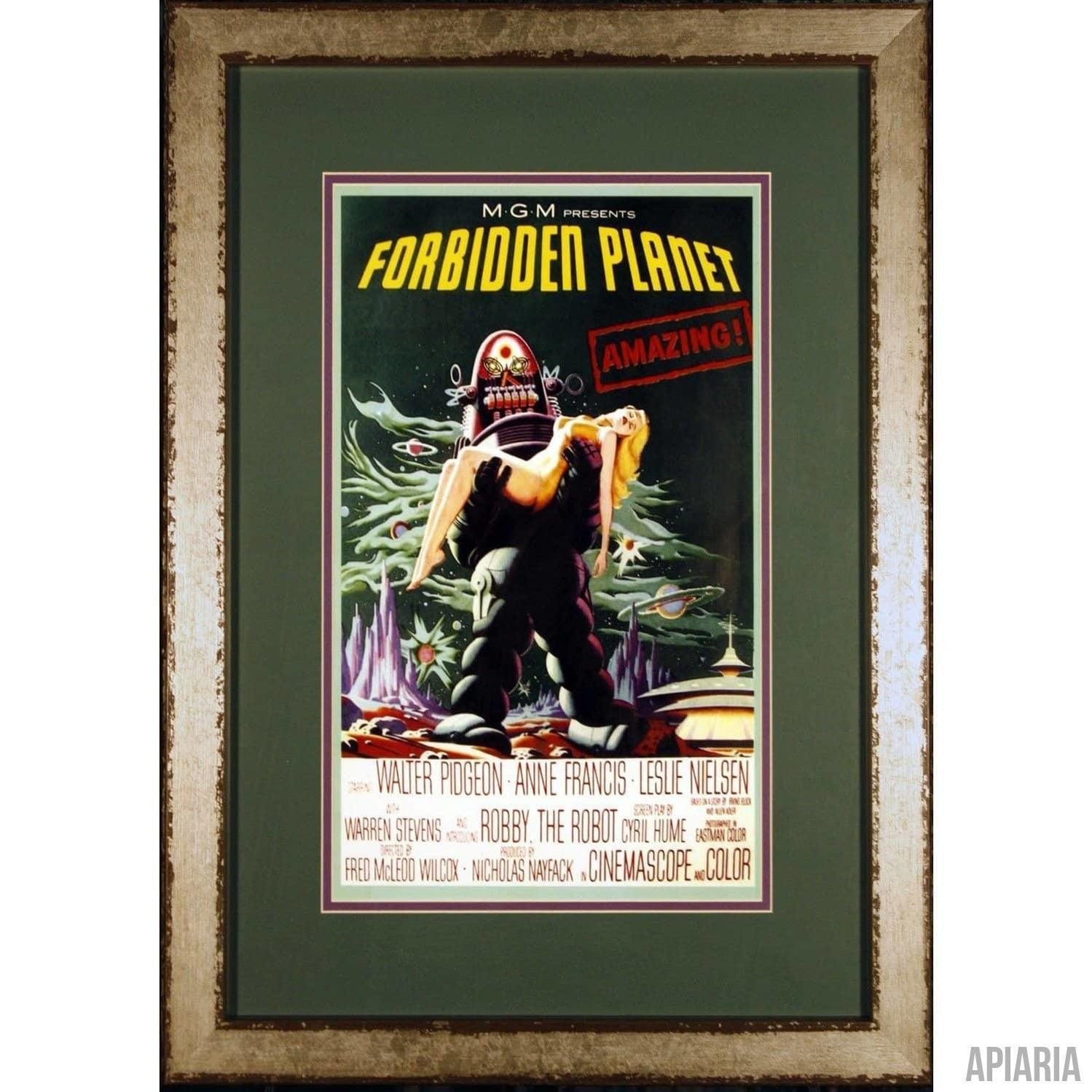 Forbidden Planet Movie Poster-Framed Item-Apiaria