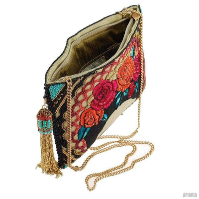 Frida Handbag by Mary Frances, Hand beaded and embroidered-Handbag-Apiaria