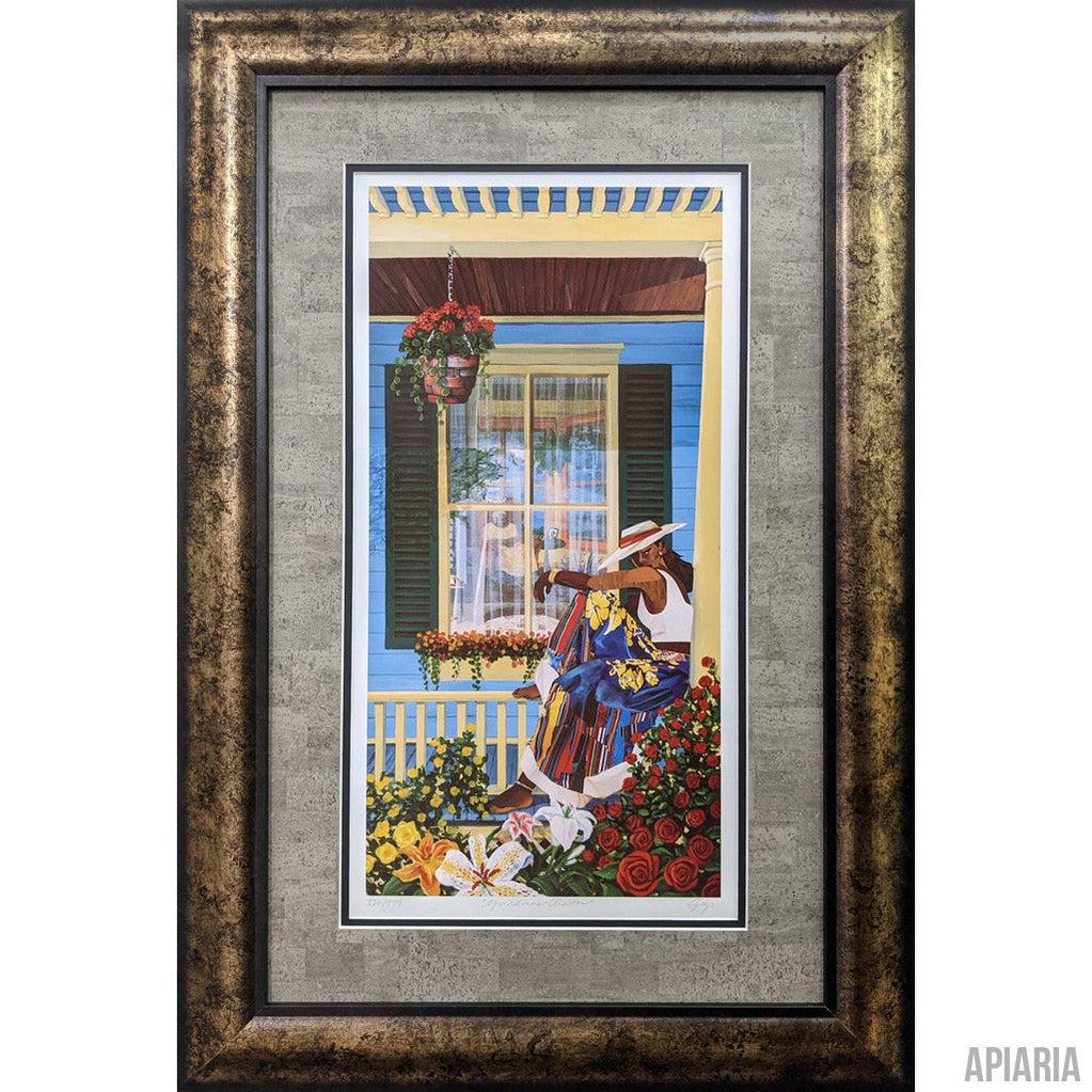Gigi Boldon "Grandma's Visitor"-Framed Art-Apiaria