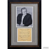 Golda Meir Commemorative-Framed Item-Apiaria
