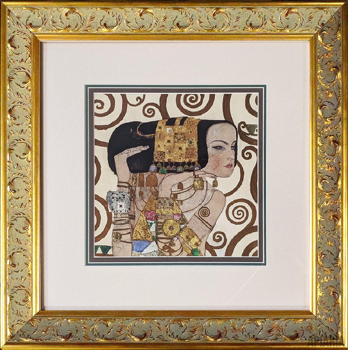 Gustav Klimt "Expectation"-Framed Art-Apiaria
