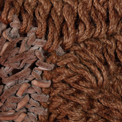 Hand Crocheted Leather Bucket Bag-Handbag-Apiaria