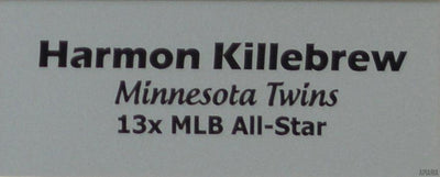 Harmon Killebrew autographed photo (1936-2011)-Framed Item-Apiaria