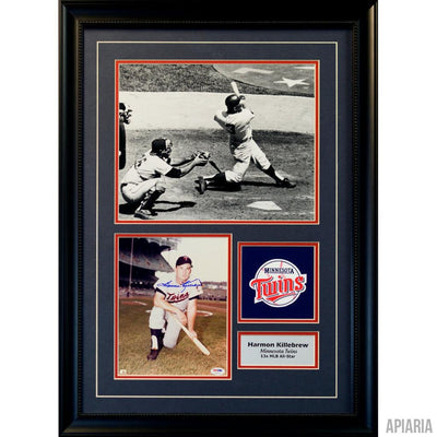 Harmon Killebrew autographed photo (1936-2011)-Framed Item-Apiaria