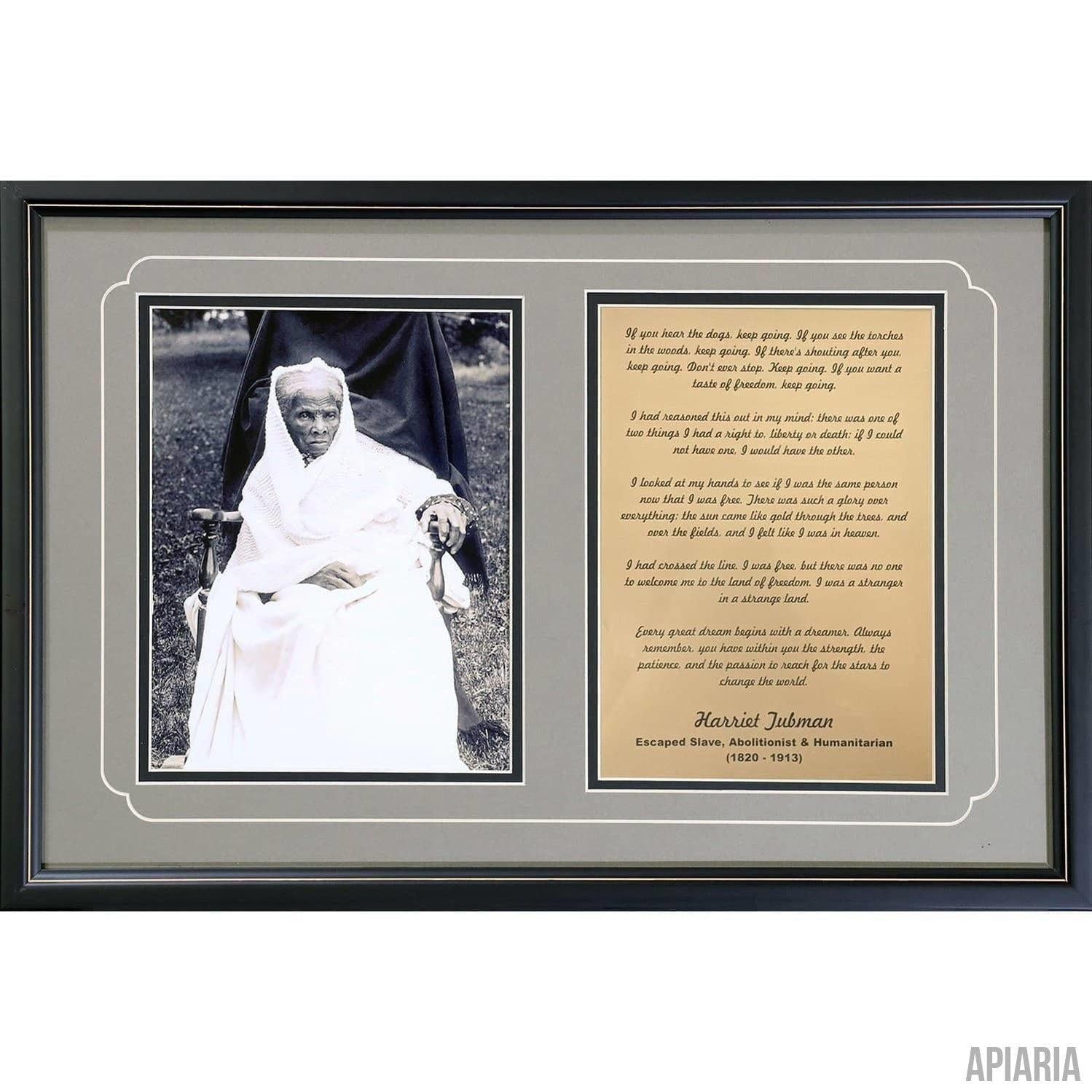 Harriet Tubman Commemorative-Framed Item-Apiaria