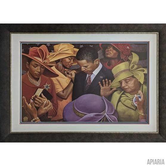 Henry Battle "Citizens United"-Framed Art-Apiaria