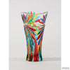Italian Crystal Vase with starburst in the style of Murano Glass-Murano Glass Vase-Apiaria