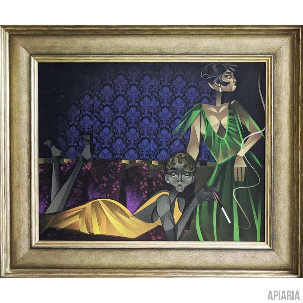 Jaleel Campbell "Two Women"-Framed Art-Apiaria
