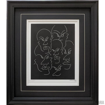 Jeffrey Glenn Reese "Prejudice"-Framed Art-Apiaria