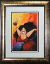 Jill Haney-Neal "Wine Diva"-Framed Art-Apiaria