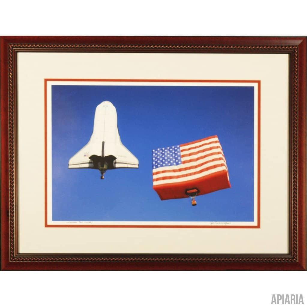 Jim Cunningham "Launching the Colors"-Framed Art-Apiaria
