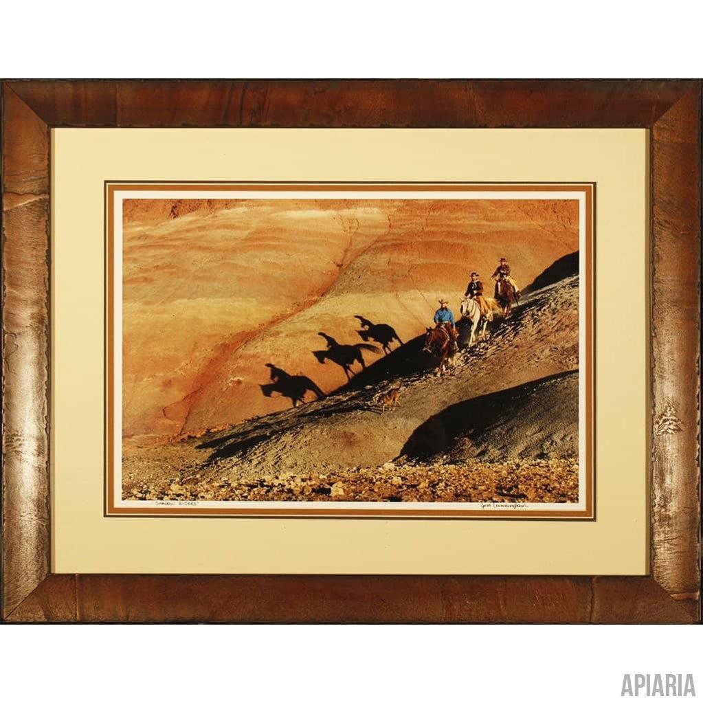 Jim Cunningham "Shadow Riders"-Framed Art-Apiaria