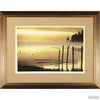 Jim Cunningham "Sunrise On Lake Coeur D'Alene"-Framed Art-Apiaria