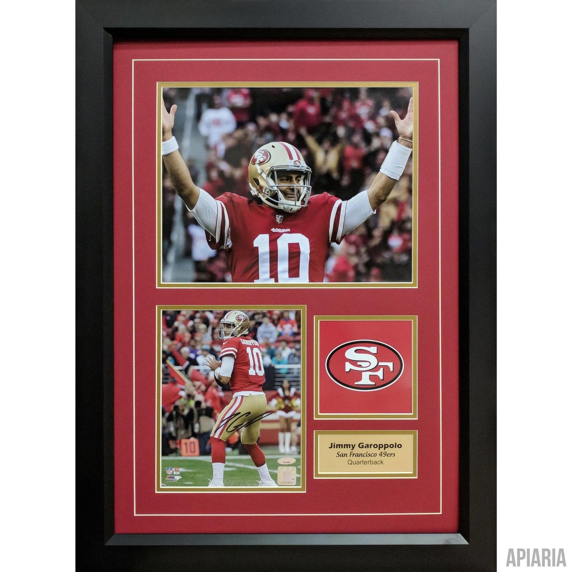 Jimmy Garoppolo Framed Autographed Photo-Framed Item-Apiaria