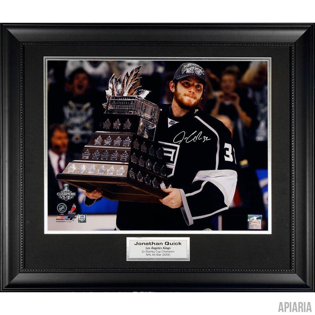 Jonathan Quick Autographed Photo (L.A. Kings)-Framed Item-Apiaria